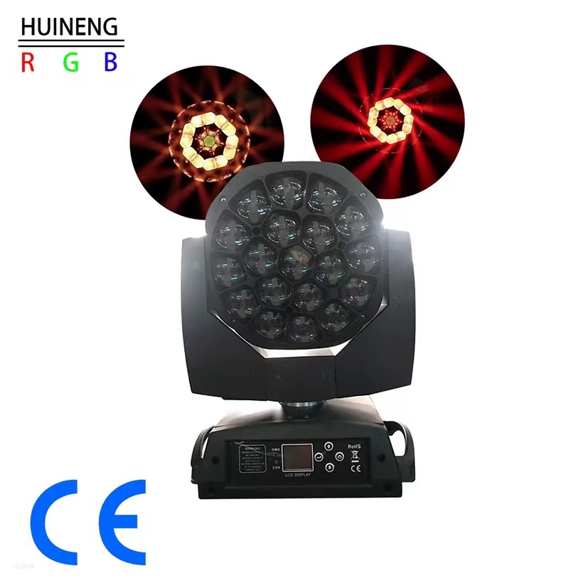 Big Bee Eye 19pcs*15W LED Moving Head With Zoom