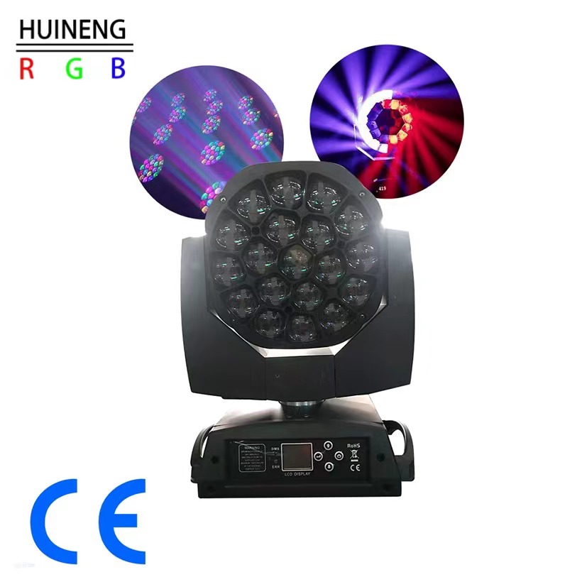 Big Bee Eye 19pcs*15W LED Moving Head With Zoom